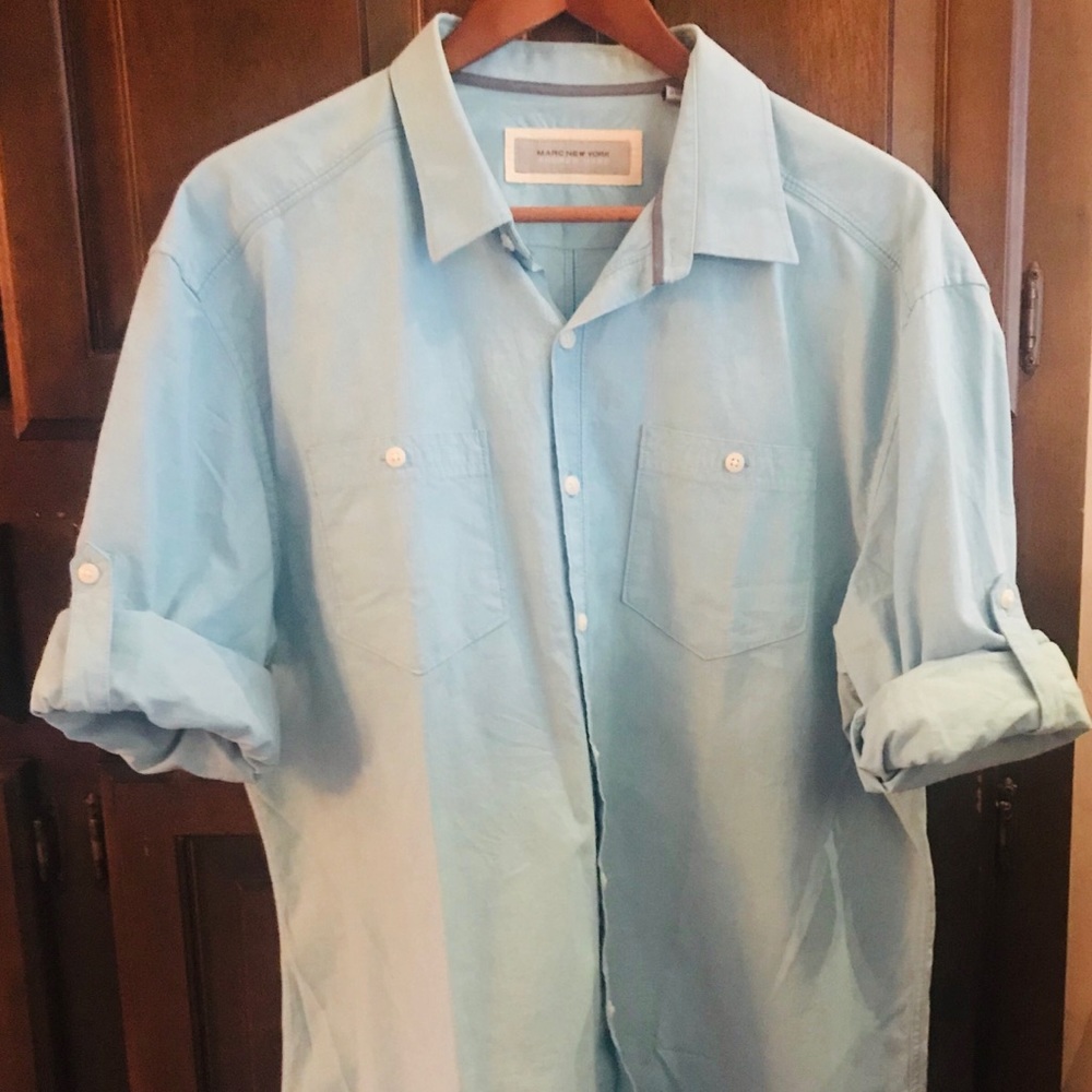 🔥 Men’s XL Casual Button Down Shirt